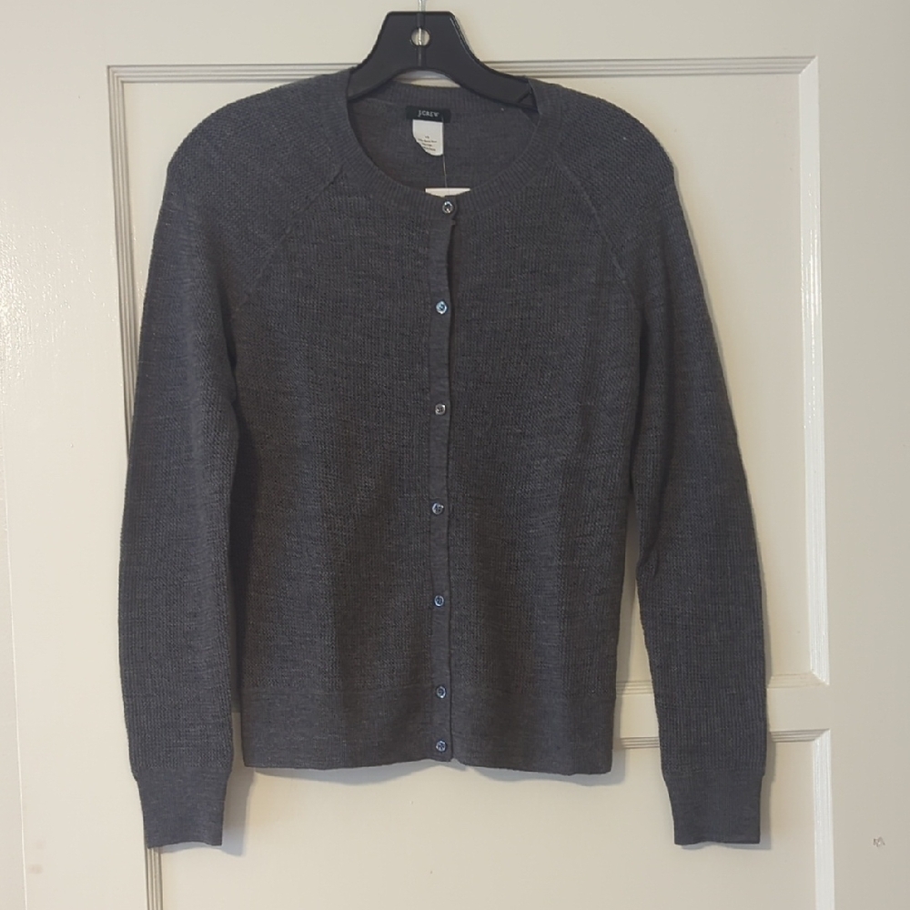 J. Crew Gray Women's Cardigan Sweater